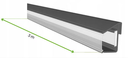 LED Belysning til Pergola 3 m Antracit