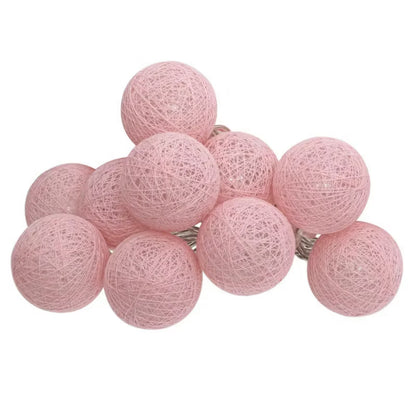 LED Lyskæde 10 LED 5 cm Rosa
