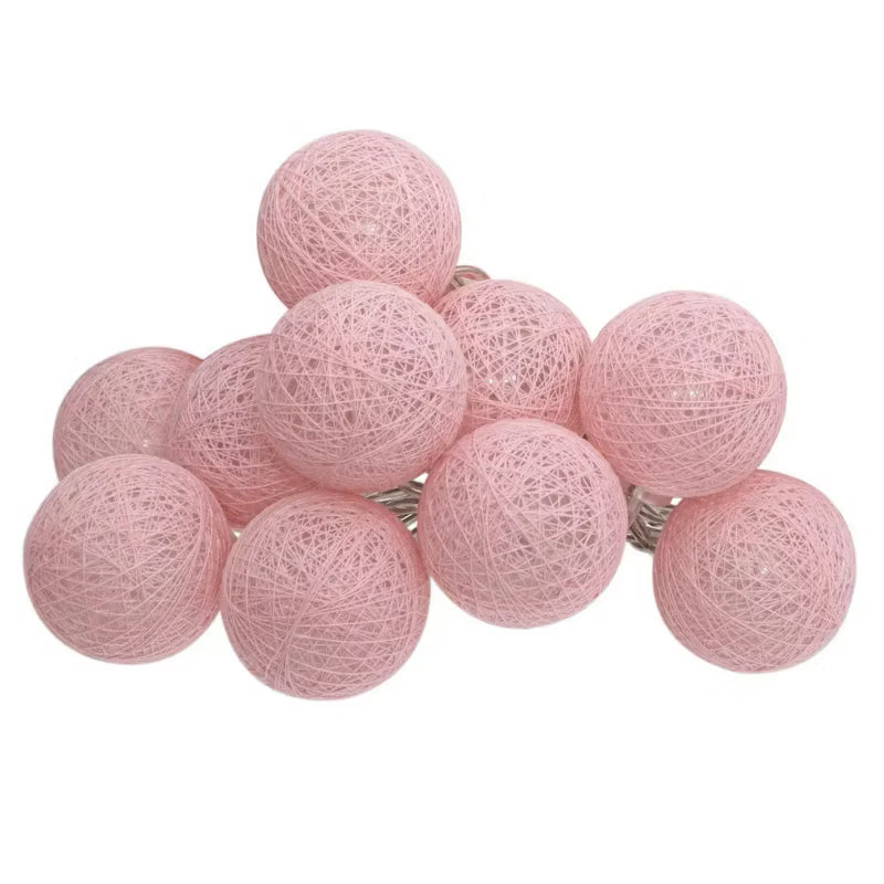 LED Lyskæde 10 LED 5 cm Rosa
