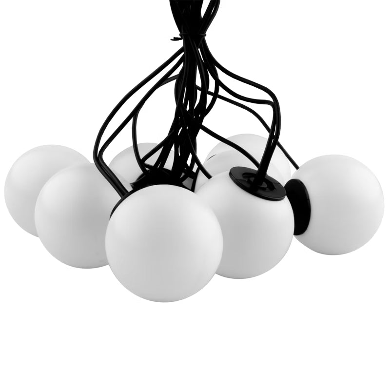 LED Lyskæde 4,33 m 8 LED Hvid med Lyd IP65