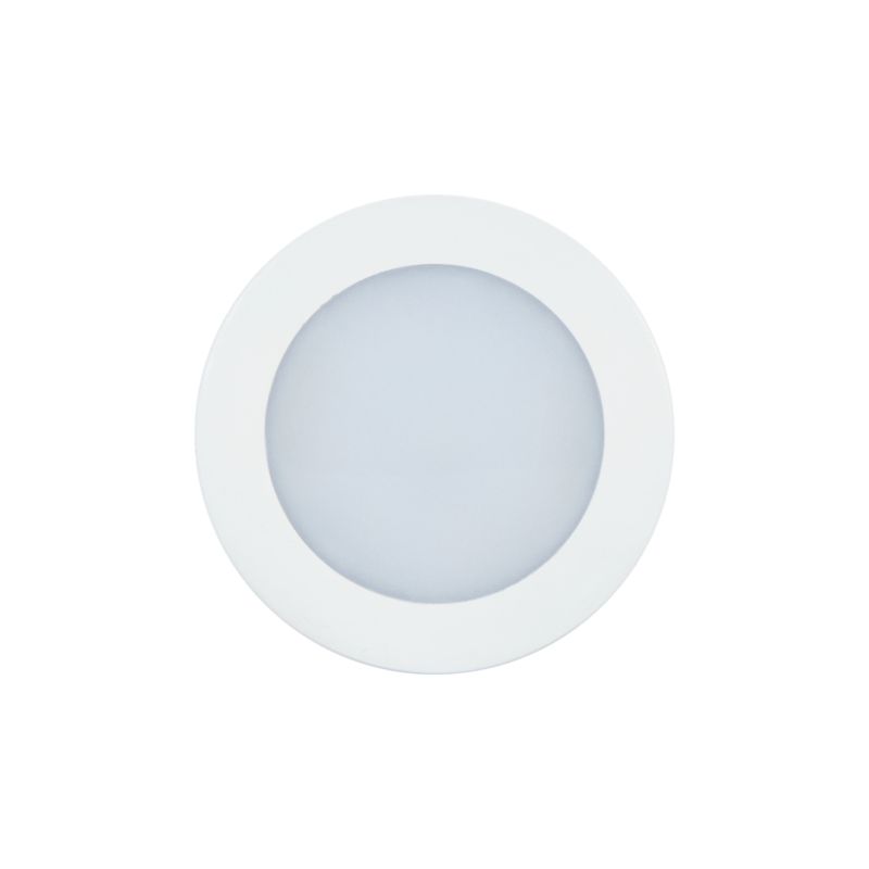 LED Underskabsbelysning Bly Rund 80 mm Hvid 3-Pak