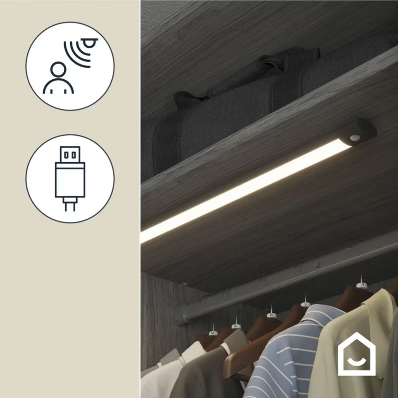 LED Underskabsbelysning Fiennes 27 cm 260 lm Sort