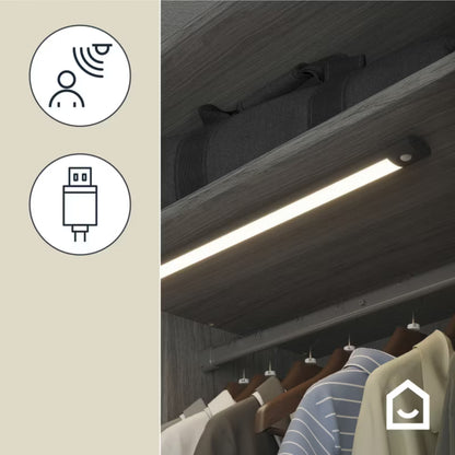 LED Underskabsbelysning Fiennes 27 cm 260 lm Sort