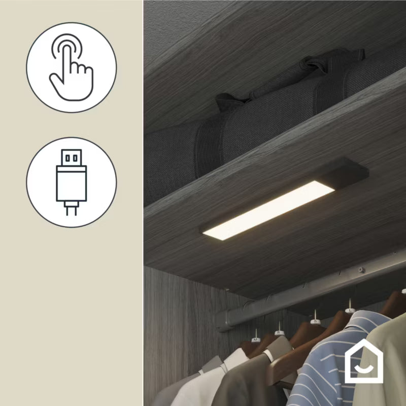LED Underskabsbelysning Gamboa 30 cm Sort