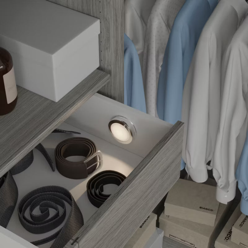 LED Underskabsbelysning Ø6,9 cm Sølv 4000 K