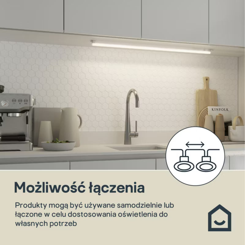 LED Underskabsbelysning Periera 91 cm Hvid