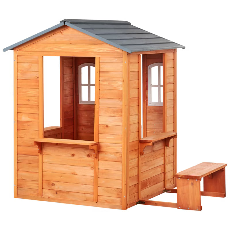 Legehus Ampeliko 212x120x142 cm Gran Brun