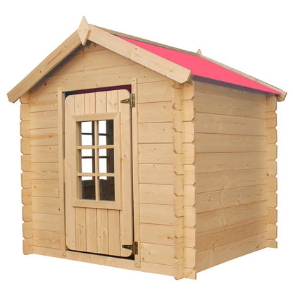 Legehus i Træ M570R-1 114x111 cm Rød Tag 0,86 m²