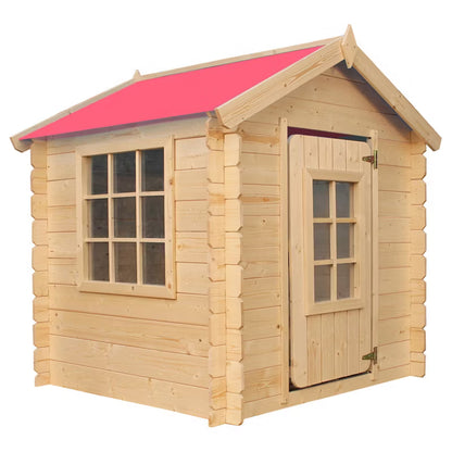 Legehus i Træ M570R-1 114x111 cm Rød Tag 0,86 m²