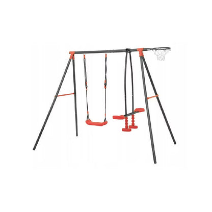 Legeplads Aleks 216x140x195 cm Rød
