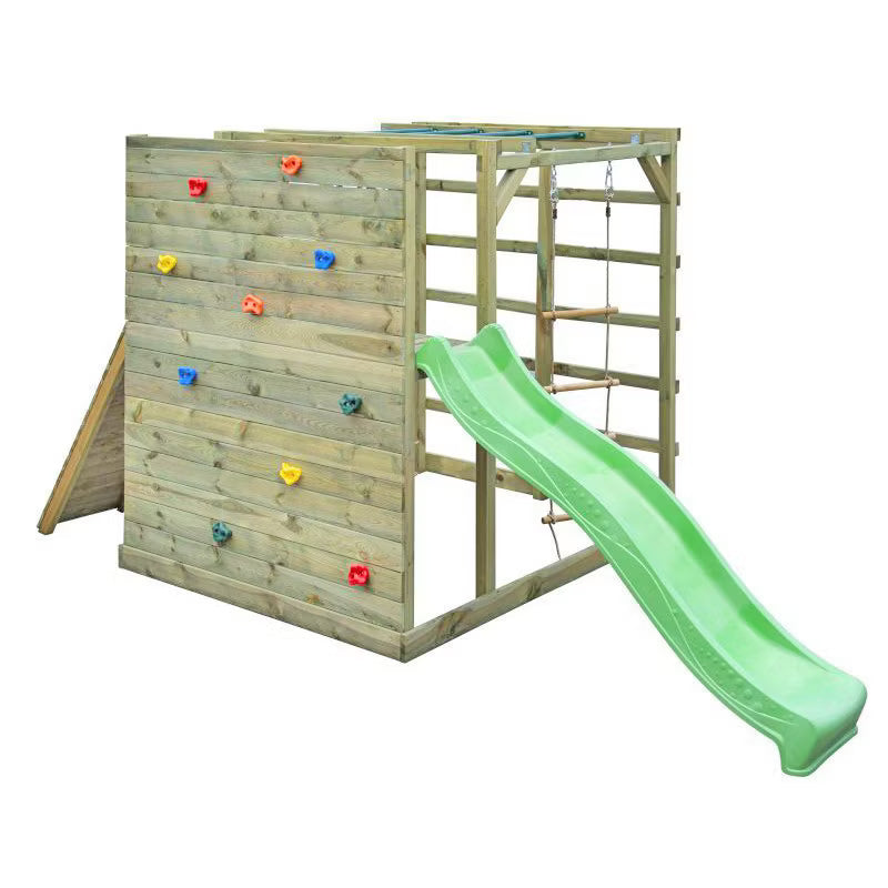 Legeplads Træ Cubic Omega 447x225x210 cm
