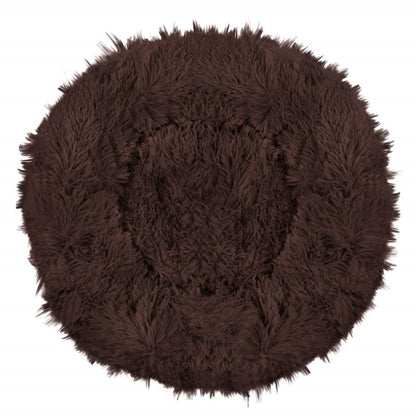 Springos hunde- og kattekurv 100 cm, brun, blødt plysdyr, 1 stk.