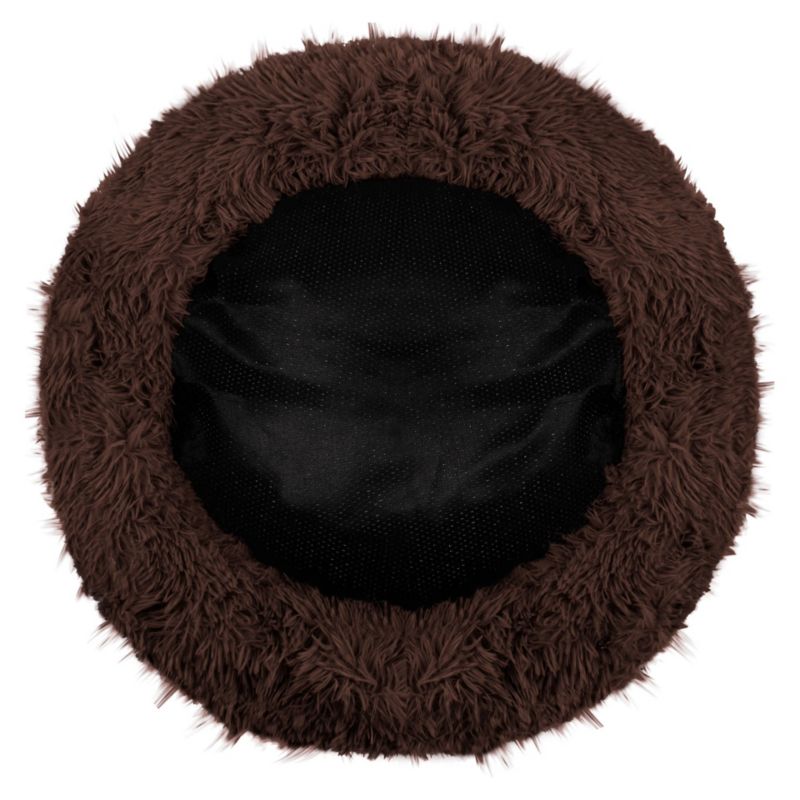 Springos rundt blødt hunde- og kattehule 50 cm, brun, 1 stk.