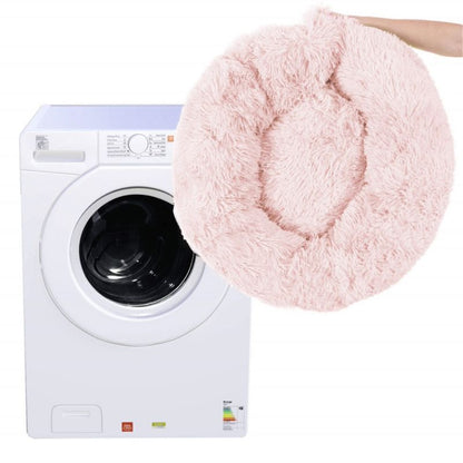 Springos rundt hunde- og kattehule 80 cm i støvet rosa, 1 stk.
