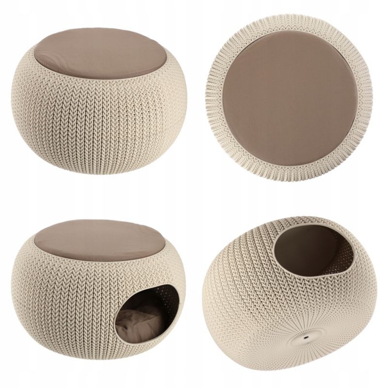 Curver Pet Life kæledyrsseng 33 x 55 cm, creme