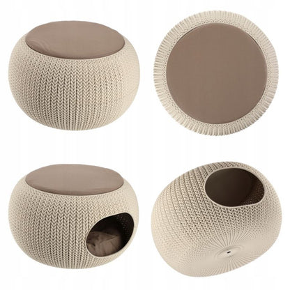 Curver Pet Life kæledyrsseng 33 x 55 cm, creme