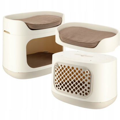 Curver Pet Life kæledyrsseng 52 x 60 cm, creme