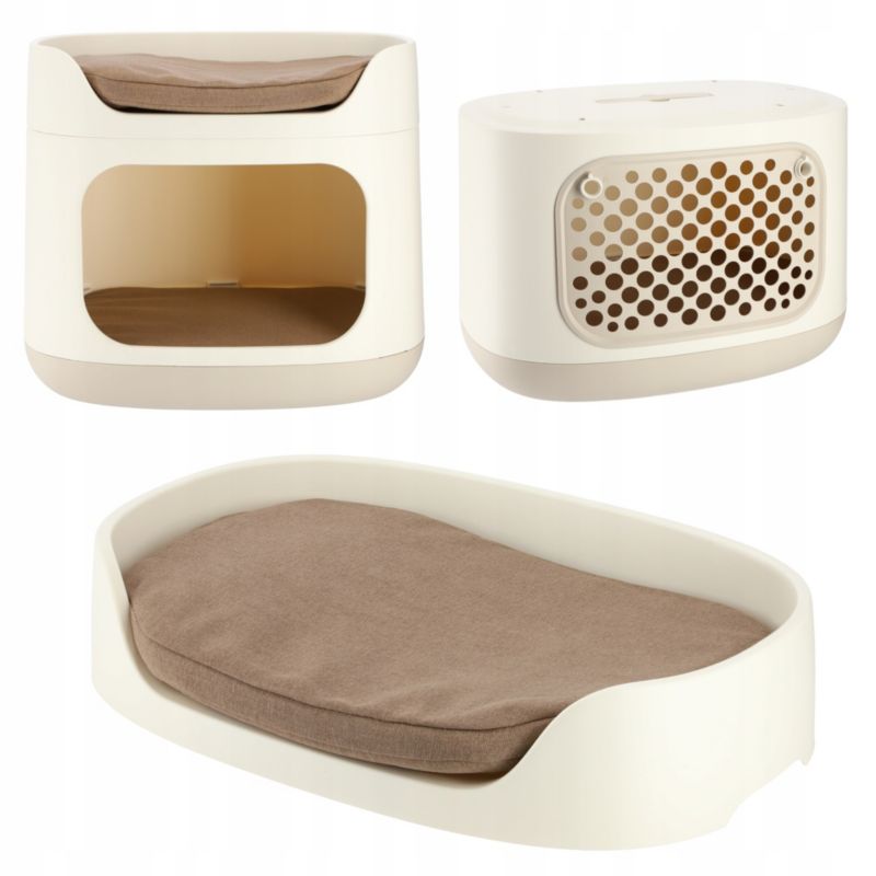 Curver Pet Life kæledyrsseng 52 x 60 cm, creme