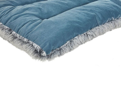 Ergani velour hundeseng blå 1 stk.