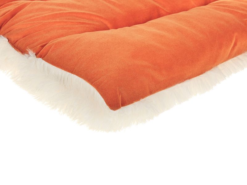 Ergani velour hundeseng orange 1 stk.