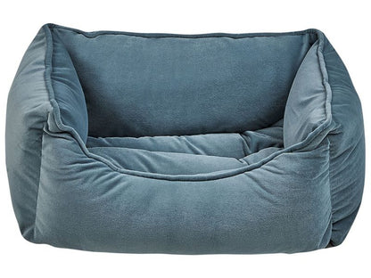 Izmir velour hunde- og kattekurv blå 1 stk.