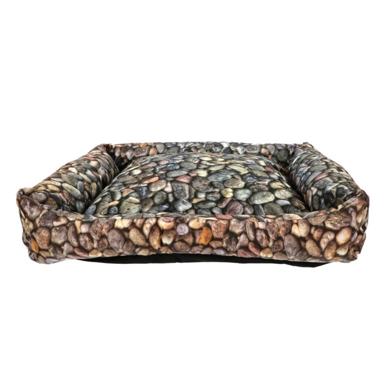 KADAX hunde- og kattehule stofsofa 80 x 70 cm brun 1 stk.