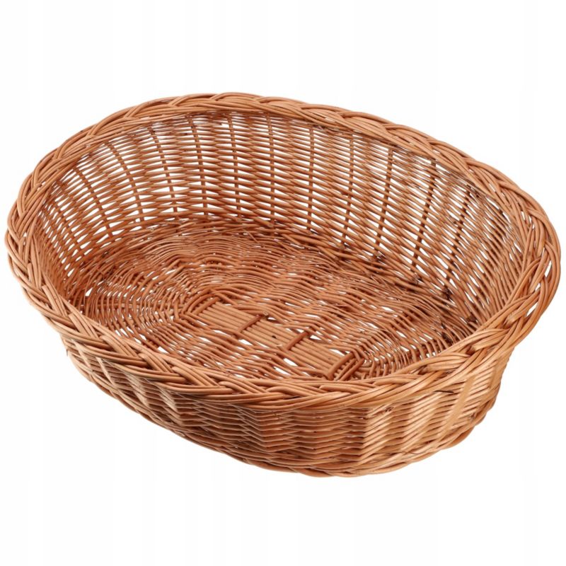 KADAX flettet hundekurv 50 cm i brun, 1 stk.