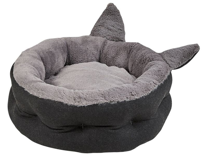 Kepez hunde- og kattehule i gråt stof, 1 stk.