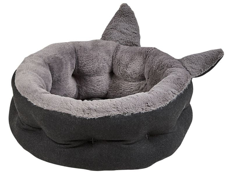 Kepez hunde- og kattehule i gråt stof, 1 stk.