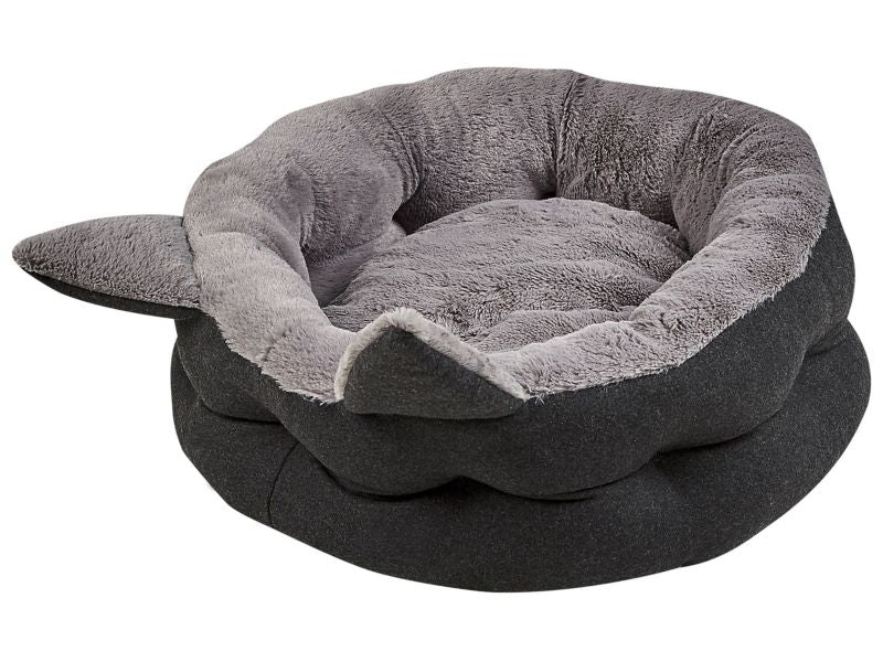 Kepez hunde- og kattehule i gråt stof, 1 stk.