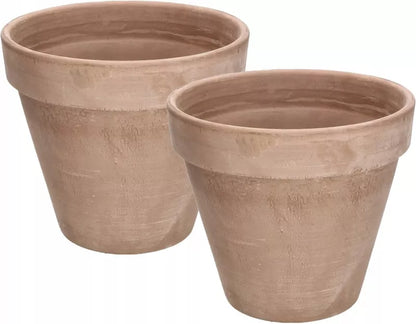 Lerkrukke Sæt 19 cm Mokka 2 Stk