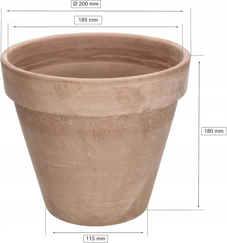 Lerkrukke Sæt 19 cm Mokka 2 Stk