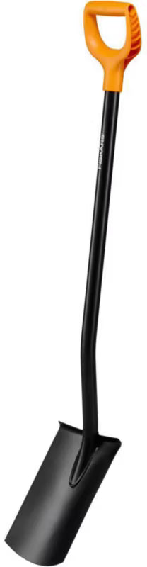 Lige Spadestik Solid 116,6 cm Sort Stål