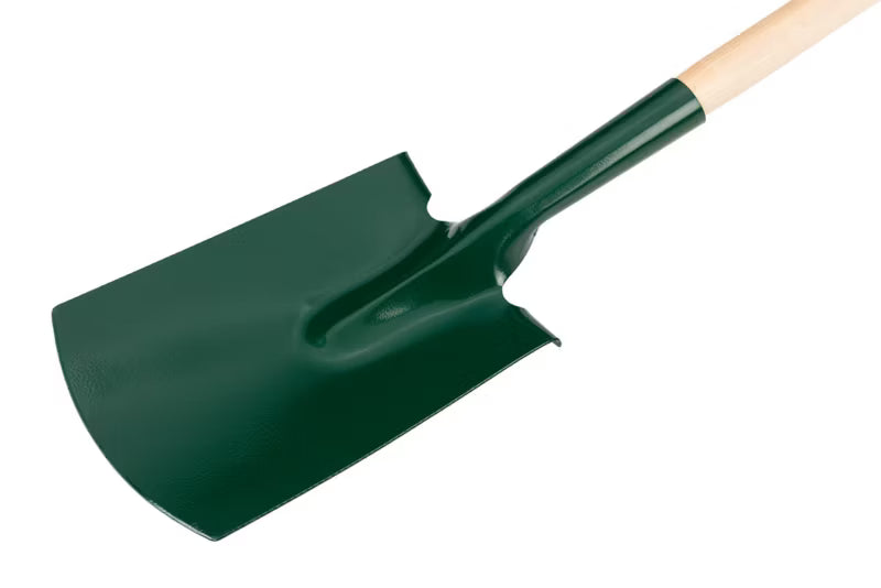 Ligeskåret Spad 117 cm Træskaft T-Greb