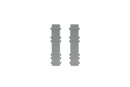 Listvægforbindelse Aluminium Børstet Mat 22x75x20 mm PVC 1 sæt
