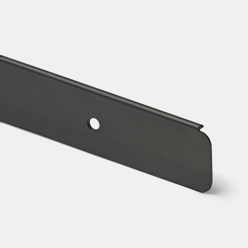 GoodHome 28 mm R6 sort sideprofil til bordplader