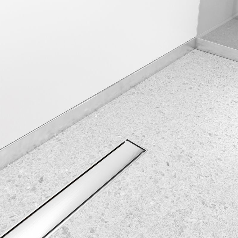 Brodzikowa Listwa Czołowa Fluxio 130 cm Chrom
