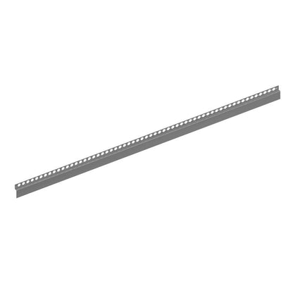 Brusebadskantsliste 130 cm Gun Metal Rustfrit Stål