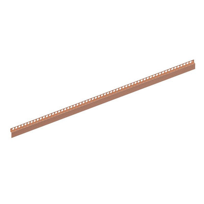Listwa czołowa prysznicowa 130 cm miedziana | 5905504235239