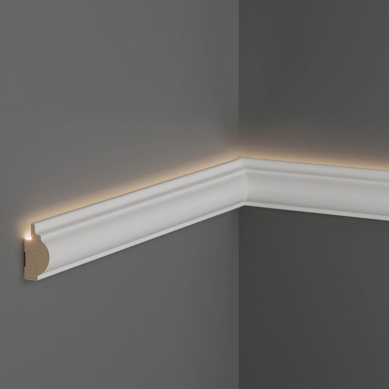 Elegant LED-list 40 x 22 x 2750 mm til maling