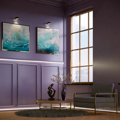 Elegant LED-list 40 x 22 x 2750 mm til maling