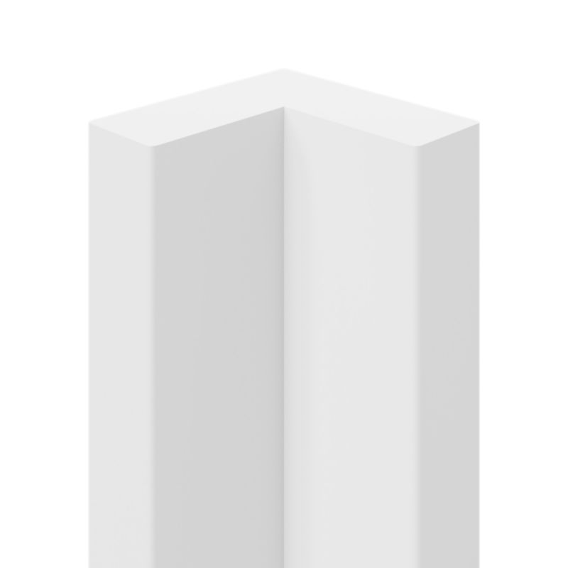 GoodHome Innovo liste 4,8 x 34 cm mat hvid