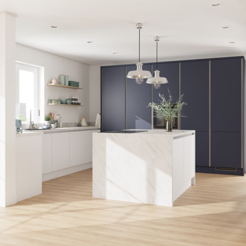 GoodHome Innovo Stevia Innovo liste 4,8 x 71,5 cm mat hvid