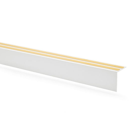 PVC-karnislist 30x30 mm, QUEST, selvklæbende karnisafdækning, hvid, 2 m