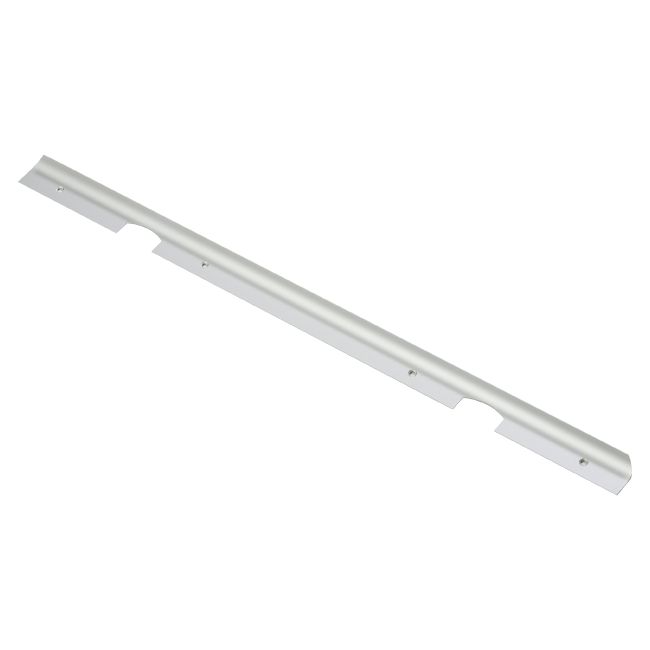 Aluminiumsramme hjørneliste til Cezar bordplader 28 x 625 mm i sølv