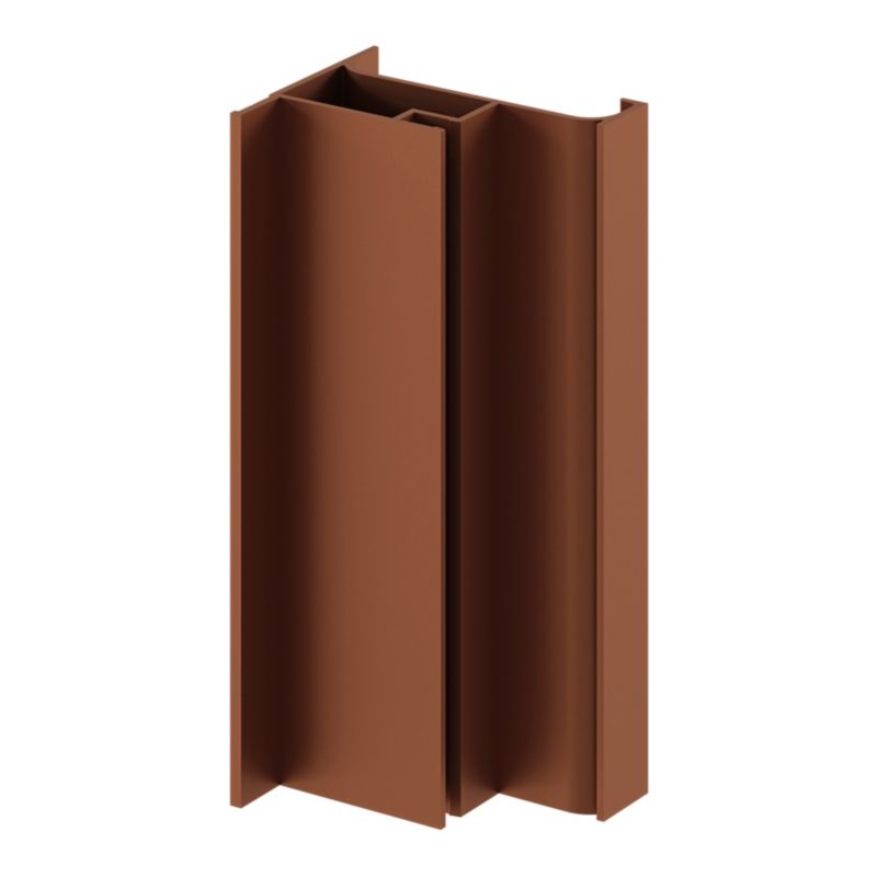 GoodHome Innovo 1-fløjet kolonneprofil i satin kobber