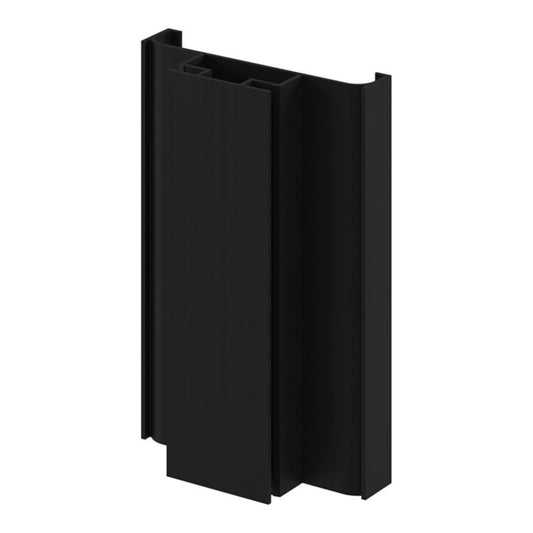 Høj kolonnefront med 2 låger GoodHome Innovo mat-sort