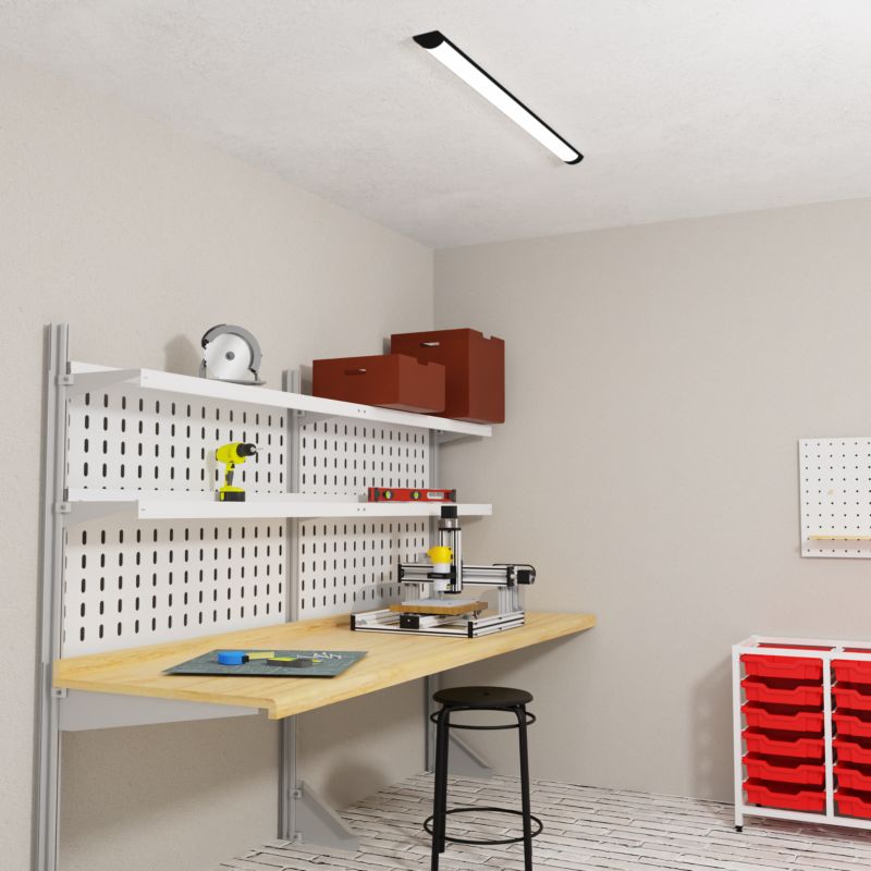 Listwa LED Eko-Light Batten 36 W 120 cm 4000 K Sort