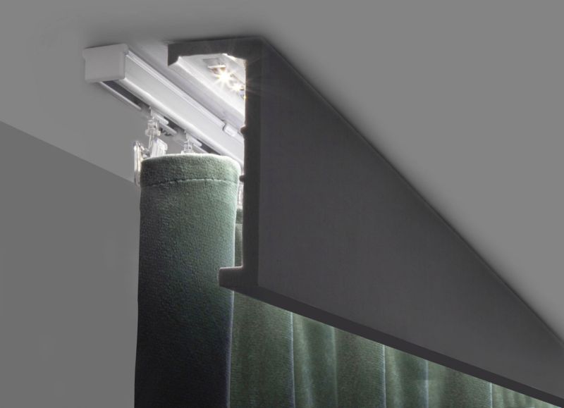 Deco skjuleliste 4 x 10 x 200 cm hvid