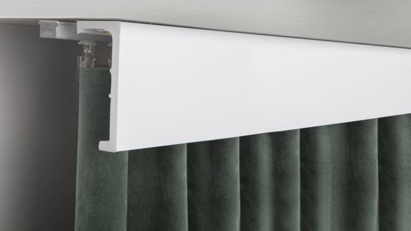 Deco skjuleliste 4 x 10 x 200 cm hvid